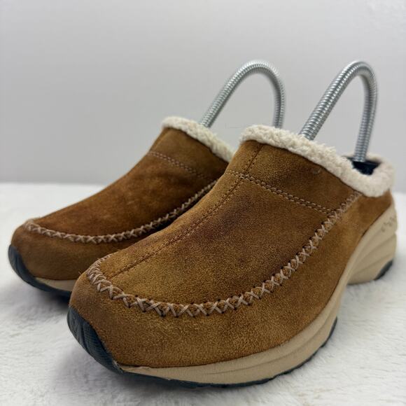 Easy Spirit T-Slip TravelTime Women’s Slippers Brown Size 6.5 - Picture 2 of 10